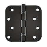 Deltana S44R5BB10B Ball Bearings Steel 4-Inch x 4-Inch x 5/8-Inch Radius Hinge [並行輸入品]