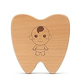 KINGZUO 木製 乳歯ケース 乳歯入れ 乳歯ボックス 乳歯箱 ピンセットと乾燥用綿付き うぶ毛を入れるミニボトル付き 男の子 女の子 (男の子)