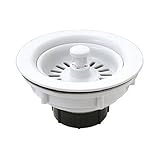 Master Plumber 547-656 MP Basket Sink Strainer, White by Master Plumber