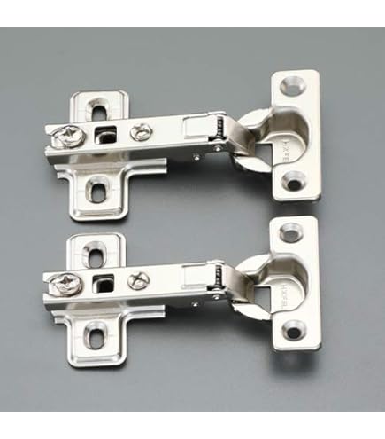 Amazon.co.jp: 和気産業 スライド丁番2個セット キャッチ付き 全かぶせ