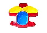 Kangkang@ High Quality Unbreak Colorful Airplane Shaped Healthy Baby Dinnerware Baby Infant Children