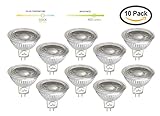 Light Blue™ (10 Pack) MR16 12V LED 5-Watt, (50W Equivalent) Dimmable, 5000K Daylight, **Actual Halog