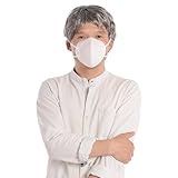 KANJEKANLE 再使用可能抗菌防塵通気性のある洗濯可能　運動マスク　静電コットン,高齢者向け,白