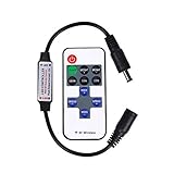 SUNWOW RFワイヤレスミニリモート制御Dimmer DC 5 V24 V 12 A単一色のLEDストリップライト