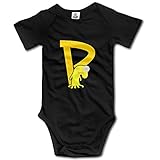 ファッション ボーイとガール モンスター アルファベットP デザイン ベビー服 体に合う Black Size 18 Months