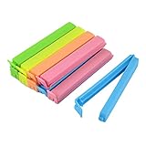 uxcell フード スナック 袋密封クリップクランプセーバー シリアル チップス プラスチック マルチカラー 10個入り