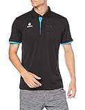 [ルコックスポルティフ] ポロシャツ 【オンライン限定】 半袖 サンスクリーン SUNSCREEN 吸汗速乾 ストレッチ トレーニング メンズ BLK (QMMSJA42AM) S
