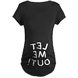 topmodelss マタニティベビーピーキングTシャツおかしい妊娠Tシャツ