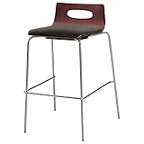 オリバー ダイニング ハイカウンターチェア スチール 布 ダークブラウン×グレーベージュ (S・CS-147・DB・ST+FF-20A)