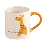 みのる陶器 Kidsマグカップ きりん イエロー 709756