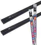 PIAA(ピア) ワイパー替えゴム車種専用セット 【スーパーグラファイト】 天然ゴム仕様 2本入 (600mm + 450mm) マツダ CX-5 CX-8 MAZDA 6 他 AMRRG030