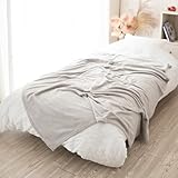 シルフィーズ 毛布 薄手 軽い サンゴマイヤー オールシーズン あったか グレー 140×200cm