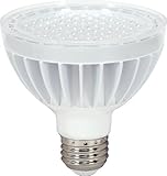 Satco S8942 14 Watt (75 Watt) 890 Lumens PAR30 Short Neck LED Neutral White 3500K 60 Beam KolourOne 
