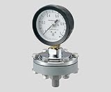 2-278-03ダイヤフラム式圧力計ＭＺＳ-１Ａ７５×１．０フッ素