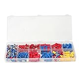 クリンプ端子セット – TOOGOO ( R ) 271pcs Assorted Insulated電気ワイヤ端子クリンプコネクタスペードセット