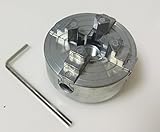 4つの顎チャックZ011Aメタルミニ旋盤用M12x1mmネジバック1.8〜56mm / 12〜65mm