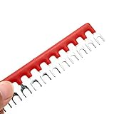 Suyepワイヤコネクタ前絶縁フォーク形端子バリアストリップジャンパコネクタ15A 12位置TB1512 / TBD-15A (100, 赤)