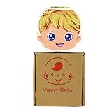 VAVVY BABY Tooth Box for baby milk teeth -Tooth Fairy Box- Tooth keepsake- Milk teeth save organizer