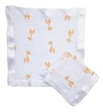 Aden by aden + anais 2 Pack Muslin Security Blanket, Safari Friends - Giraffe by aden + anais [並行輸入品