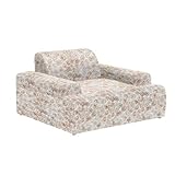 arne 一人用ソファー ローソファー ソファー 1人掛け 日本製 完成品 Hunt 1P 花柄 ピオニー ブラウン