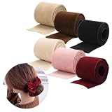 ラシュール ベルベットリボン 両面 1m×38mm ６色セット ハンドメイド用 花束ラッピング・衣装製作・ヘアアクセサリーに最適 ベロア スエード 結婚式・発表会にも