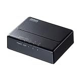 サンワサプライ ギガビット対応 スイッチングハブ(3ポート・マグネット付き) LAN-GIGAP301BK ブラック
