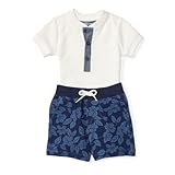 ポロ ラルフローレン ヘンリーネック半袖Ｔシャツ・上下セット[ネイビーマルチ](男の子12～24か月用)12Mサイズ [並行輸入品]