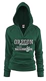 NCAA Oregon DucksジュニアラグビーDeepカレッジロゴフリースパーカー L