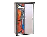 国内生産!! ドライバー1本でかんたん組立!!　スチール家庭用物置DM0808型