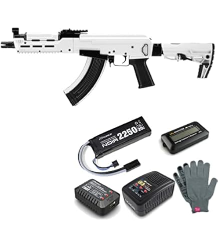 東京マルイ　次世代電動ガンAKホワイトストーム　マガジンバッテリーセット Amazon.co.jp: □フルセット□ 次世代電動ガン AKホワイトストーム