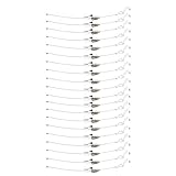 ピクチャー レール ワイヤー 1.5m 20本 セット 自在金具 フック 付き 絵画 額 ポスター 写真 展示 用 DIY 吊り 金具 ( 1.5m 20本 ) (20本)