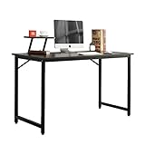 DlandHome オフィスデスク 机 パソコンデスク(幅120×奥行60×高さ75cm) テーブル 勉強机 大人 ワークデスク