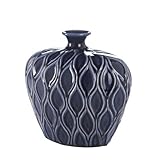 Deep Blue Small Lip Vase (EA)