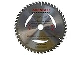 Avenger AV-75948 Steel Cutting Saw Blade, 7.5-inch by 48 tooth,20mm arbor with 10mm adapter bushing,