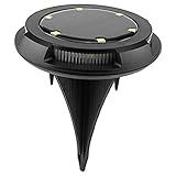 White light 1 pcs Solar light ground plug lamp outdoor IP67 waterproof garden courtyard park corridor path white light colorful