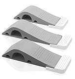 HomySnug ドアストッパー ラバー製 3個セット 玄関 扉 ドアストップ 全長120mm ドア止め 赤ちゃん ペット ケガ防止 フック付き