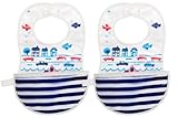 Munchkin To-Go Bib, Car/Plane/Boat, 2 Count by Munchkin [並行輸入品]