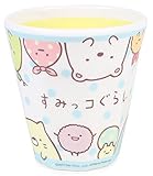 すみっコぐらし コップ メラミンカップ 全面プリント 270ml ドット ブルー