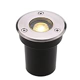 Tomshine　5W AC/DC 12V 埋め込み式LED　スポットライト 550LMハイパワー　強化ガラス　IP67防水対応 　ガーデンライト 玄関先 屋外照明 遊歩道 (1W, 2800-350