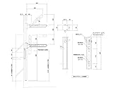 バルコニー物干金物 縦収納・ポール型ステンカラー SK-460TSLP-SC　　新協和