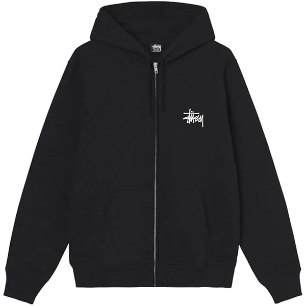 Amazon.co.jp: [ステューシー] ベーシックロゴプリント BASIC ZIP HOOD