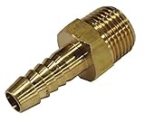 真鍮製 ホースニップル 【ネジ規格】R1/2【ホース差込口外径】12mm