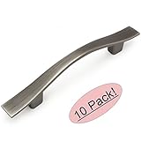 Cosmas 8902 asアンティークシルバーキャビネットハードウェアハンドルプル – 3 "穴中心 – 10パック