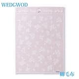 (ウェッジウッド)WEDGWOOD 西川産業 ワイルドストロベリー WW3620 綿毛布 ピンク 85×115cm ジュニア ベビー