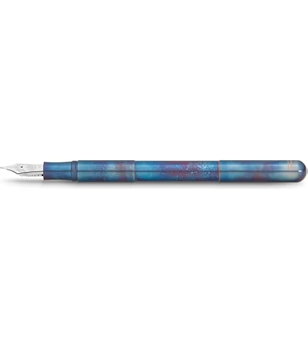 Amazon | Kaweco カヴェコ 万年筆 M 中字 リリプット ファイヤーブルー