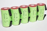 ニッケル水素　Sub-C SC タブ付　充電池　バッテリー 3000mah (5)