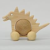 ころころザウルス(恐竜) わんぱく 天然木使用 木の転がるおもちゃ ころころ工房