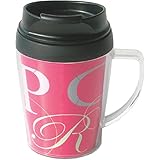 MIクリエーションズ タンブラー マグカップ 蓋付き 日本製 保温 保冷 二重構造 滑り止め付き 260ml レッド