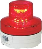 [3561313]日動　電池式ＬＥＤ回転灯ニコＵＦＯ　常時点灯タイプ　赤 NUAR