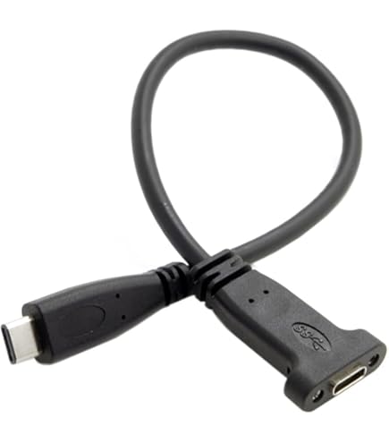 Amazon.co.jp: CHENYANG CY - パネルと雌データ延長ケーブル C USB 3.1